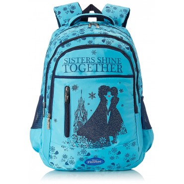 Disney Frozen Sisters Shine Blue School Bag 19 Inch
